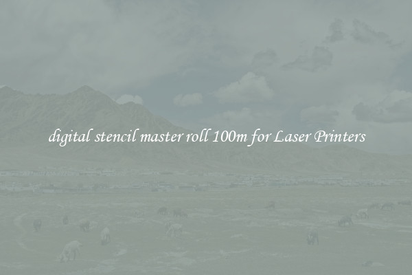 digital stencil master roll 100m for Laser Printers