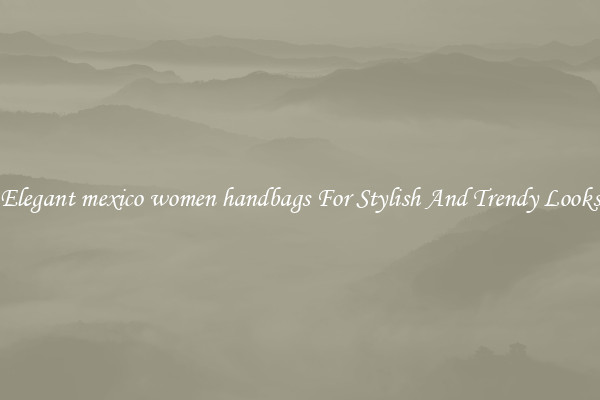 Elegant mexico women handbags For Stylish And Trendy Looks