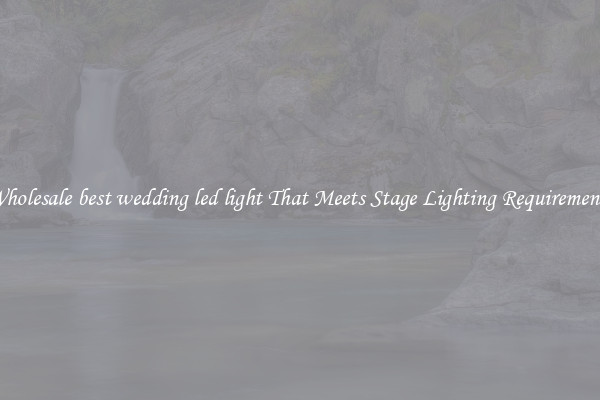 Wholesale best wedding led light That Meets Stage Lighting Requirements