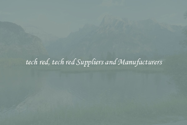 tech red, tech red Suppliers and Manufacturers